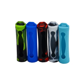 

5pcs E Cig box mod vapor li-ion 18650 battery single cell Rubber silicone cover case/sleeve/sticker/skin/enclourse