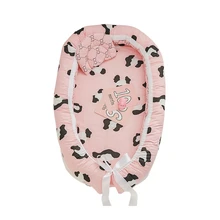 Съемный Детский бионический матрас, кроватка, детское гнездо, Портативное Многофункциональное детское бионическое постельное белье для новорожденных, моющийся губчатый матрас для кровати