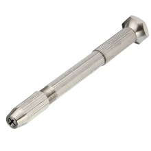Swivel Head Chuck Hand Drill Bit Jewelry Watch Repair Tool 0.5-2.5 mm
