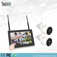 Wifi Camera Wireless NVR Surveillance-Kit Cctv-System Video-Security Outdoor SD Card Two Way Audio System 1080P 7" Touch Screen