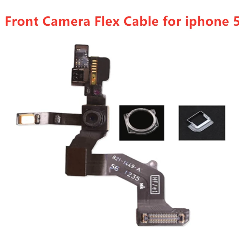 

1Pc High Quality For iPhone 5 Front Facing Camera Right Proximity Sensor Flex Cable With Microphone Assembly Tool