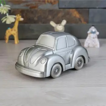 

Europe Creative car kids piggy bank metal bank money storage coin saving box for Children's Crafts home decorative gifts SNG066