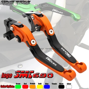 

Motorcycle Folding Extendable CNC Moto Adjustable Clutch Brake Levers For KTM 690 SMC SMCR 690SMC SMC-R 2014-2016