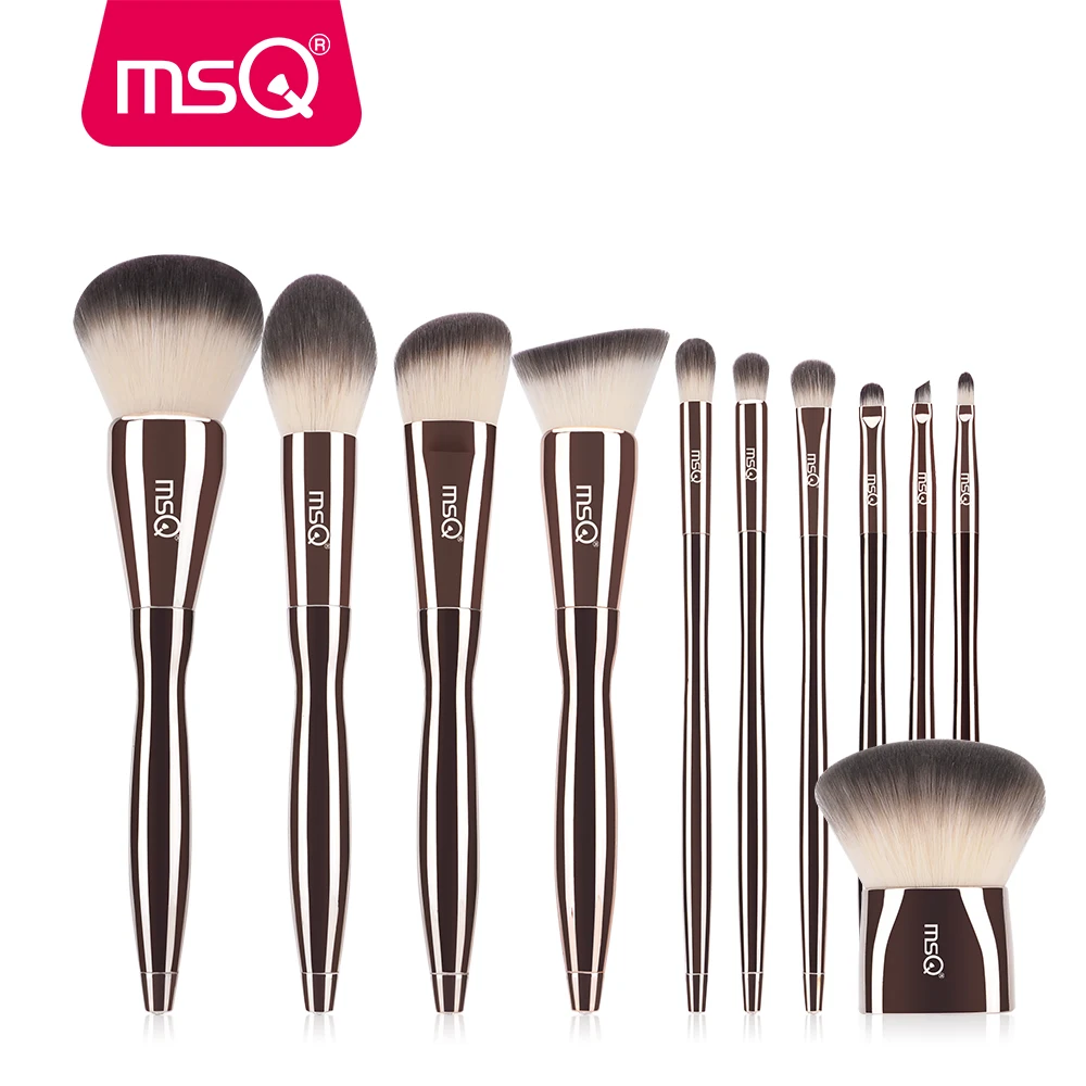 

New Fashion 11Pcs Brushes Foundation Cosmetic Eyebrow Blending Eyeliner Eyeshadow Brush Makeup Brush Sets Tools Pincel Maquiagem