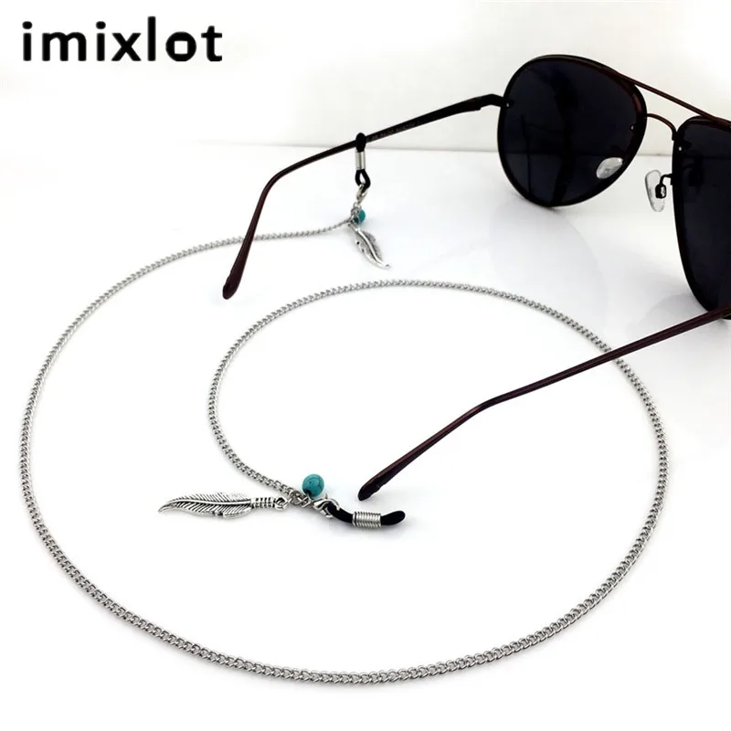 Модные очки для чтения цепи для женщин металлические солнцезащитные очки шнурок для очков удерживающие ремни серебряные оправы фиксатор