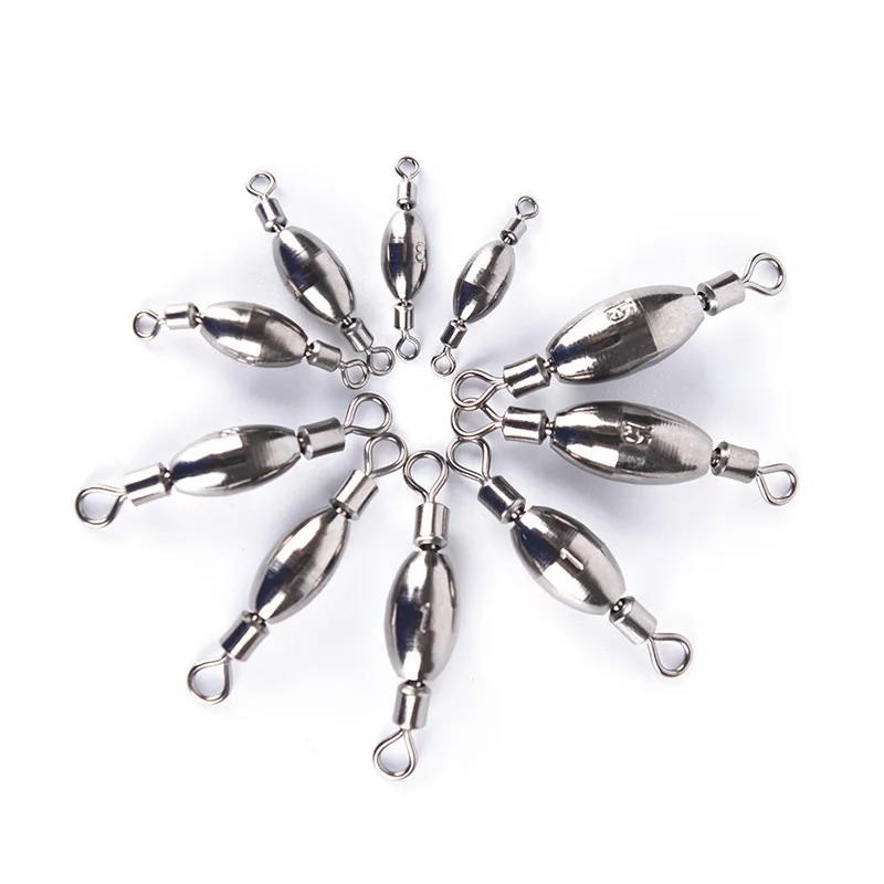

Copper Sinker Fishing Swivels Rolling Lead Counterweight Tackle Accessories
