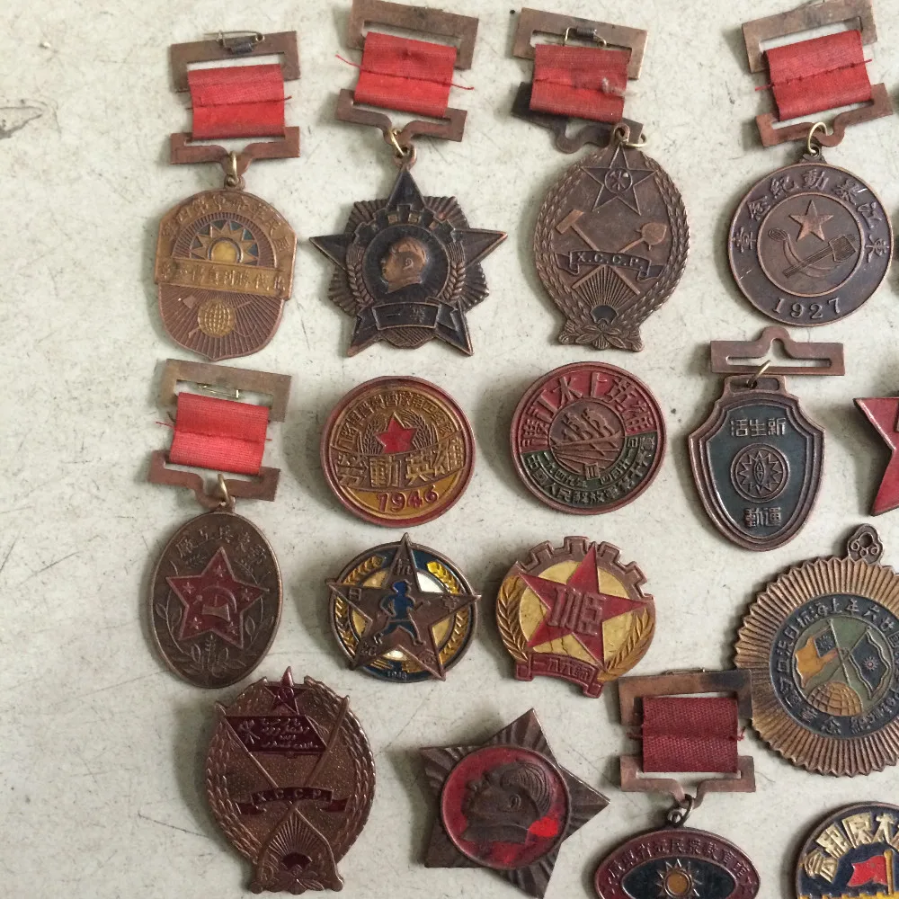 20 шт случайный отправленный Китай каждый период бронзовая честь памятная медаль дружбы металлические украшения ручной работы медаль
