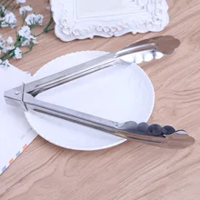Нержавеющая сталь салат барбекю Кухонные Щипцы Пособия по кулинарии Еда служит посуда кухонные щипцы инструмент C42