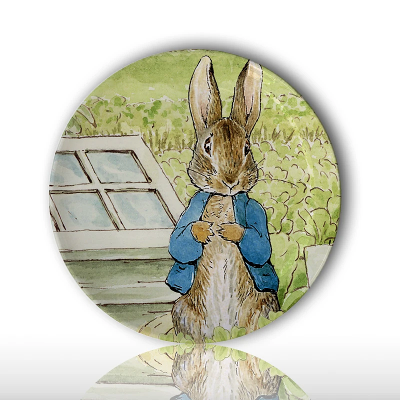 Британский дизайнер Beatrix Potter The Tale of Peter Rabbit иллюстрация живопись тарелка съедобная и домашний декор 8 дюймов плоское блюдо