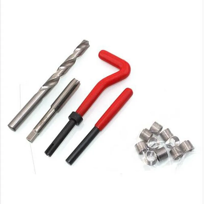 

Y1G M4*0.7 25pcs Car Pro Coil Drill Tool Metric Thread Repair Insert Kit for Helicoil Car Repair Tools Coarse Crowbar