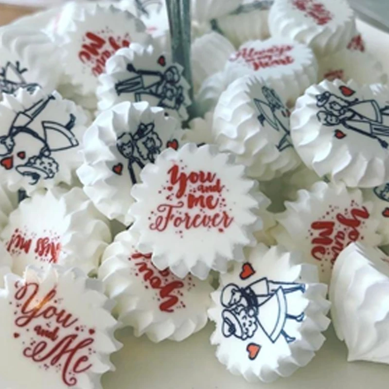 Любовь Сердце сахар штамп Переводные листы на День святого Валентина свадьба