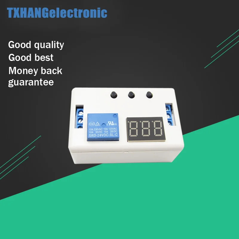 

LED Delay Timer Control Switch Relay Module Automation 24V with case