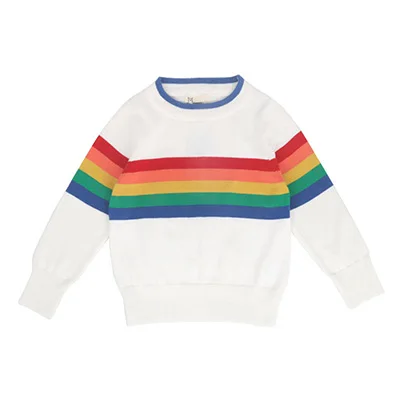 Children Baby Girls Dot Sweater Boys Autumn Winter Girls Kids Girls Boys Sweater Clothes 1-6 years - Цвет: y19025 white