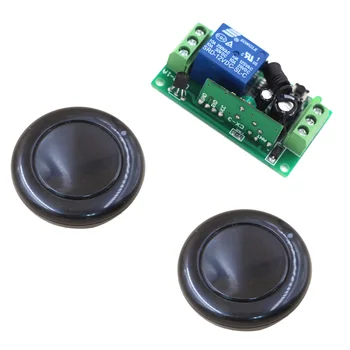 

DC 12V 1CH RF wireless remote control switch Transmitter 9V 24V 10A Relay Receiver Remote Plug Learning Code 315Mhz/433Mhz