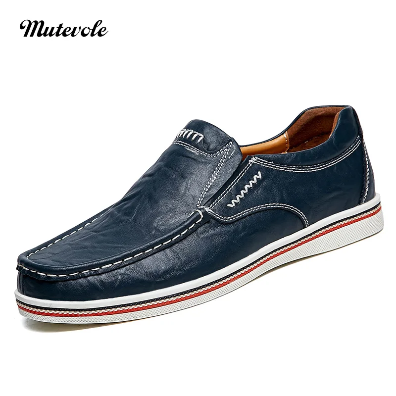 Zapatos Mocasines Hombre Mocasines De Piel Para Hombre Suela