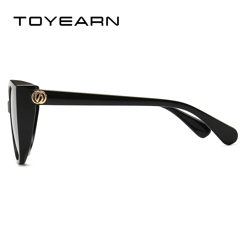 TOYEARN новые модные женские роскошные брендовые дизайнерские солнцезащитные очки кошачий глаз женские винтажные градиентные леопардовые солнцезащитные очки для женщин