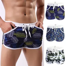 Трусы-боксеры мужские с принтом Спортивные шорты пляжная одежда нижнее белье шорты для серфинга мужские трусы боксеры шорты#2N08