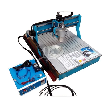 

3 axis metal PCB engraving machine CNC 6090 1.5KW spindle 4axis wood router with Linear Guide Rail