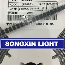 50 шт./лот SMD 1N4007 4007 с выпрямительным диодом 1A 700V M7