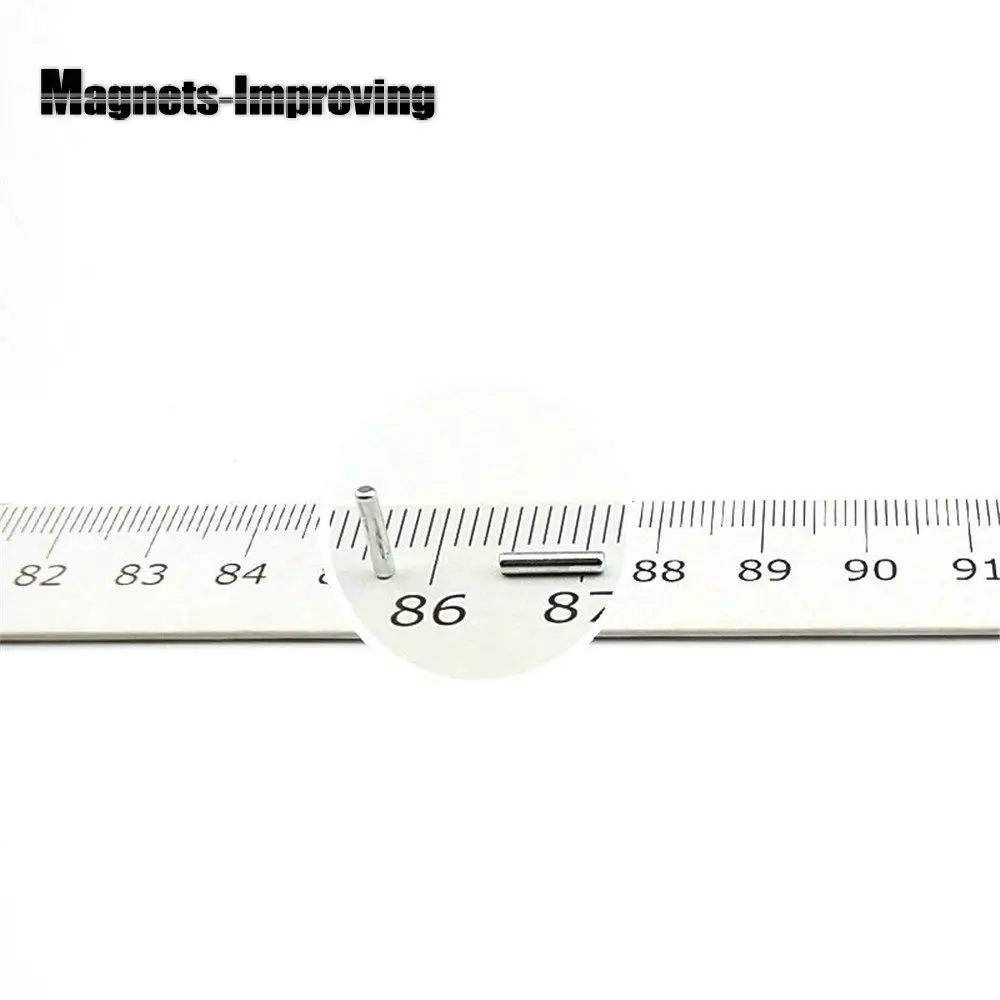 100 шт. круглые микро магниты цилиндрические шпильки 1,5x7 точность медицинский диаметр 1,5 мм 0,0" неодимовый датчик мини Металлическая магнитная палка