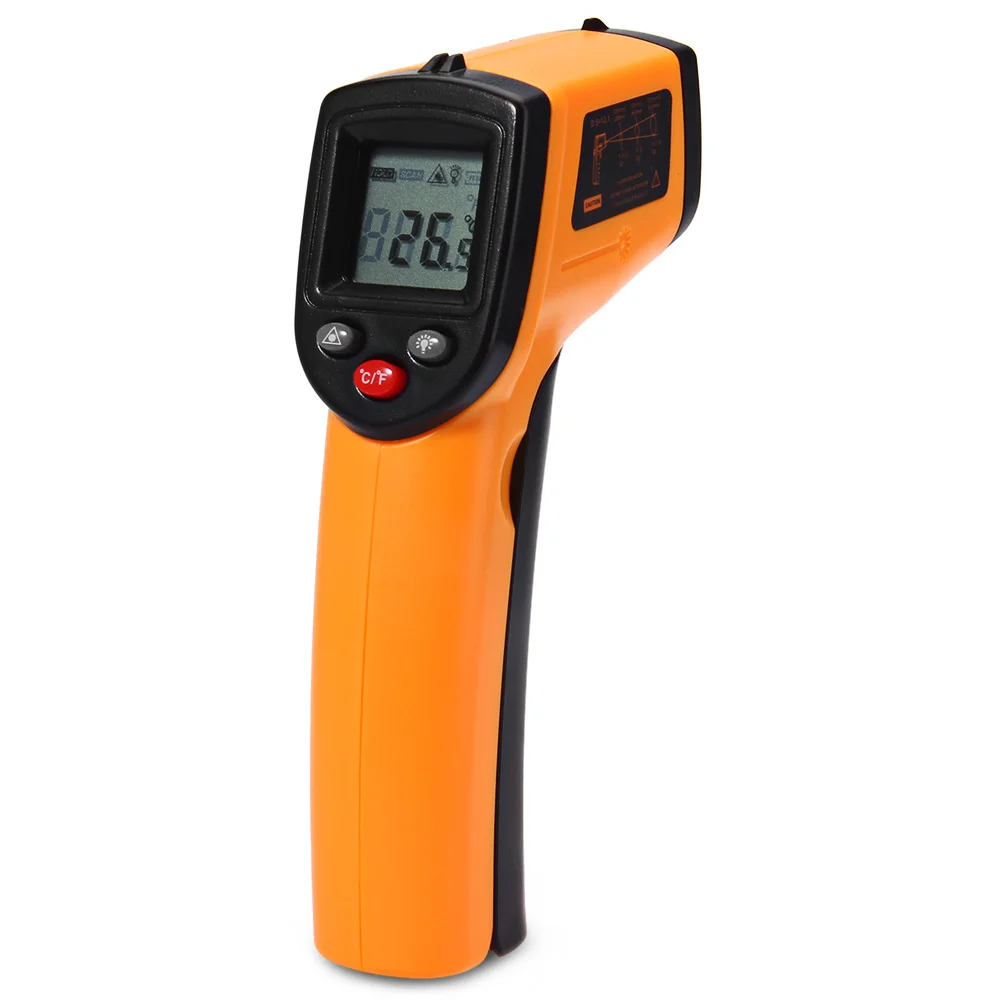 

GM320 Infrared Thermometer Non-contact Temperature Tester LCD Display Digital Thermometer IR Laser Point Gun Diagnostic-tool