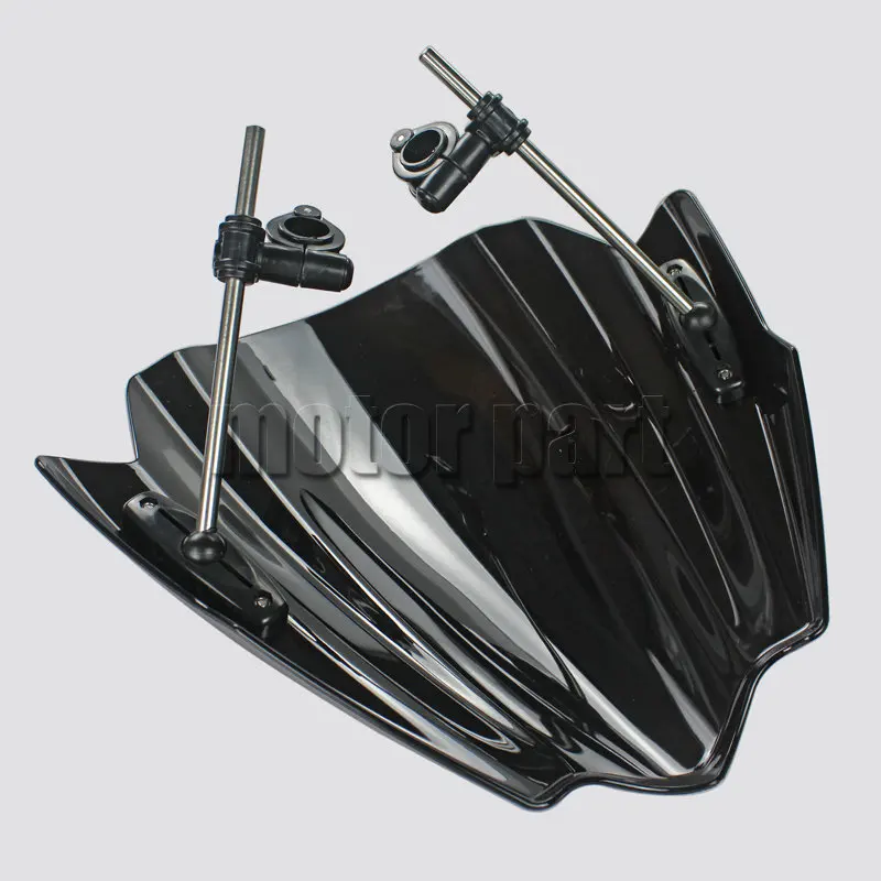 Лобовое стекло мотоцикла для 2008 2015 Honda CB1000R CB500F CB300F CB500X черные дефлекторы лобового