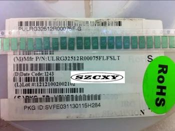 

100% New and original 2512 R00075 0.00075R M75 1% 3W ULRG32512R00075FLFSLT