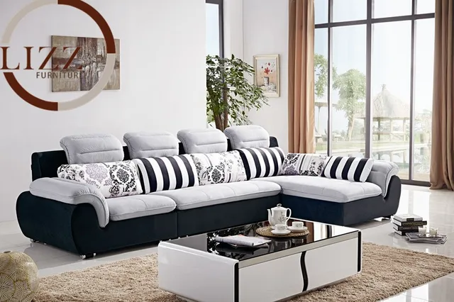 Mexico Home Fabric Sofa Set B1039 Living Room L Shaped Mexico Home Fabric Sofa Set B1039 Living Room L Shaped Corner Modern