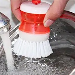 Пластик щетка для мытья горшок многоцветная Кухня гаджеты стирка инструмент Пан Блюдо чаша Palm кисть скруббер для очистки
