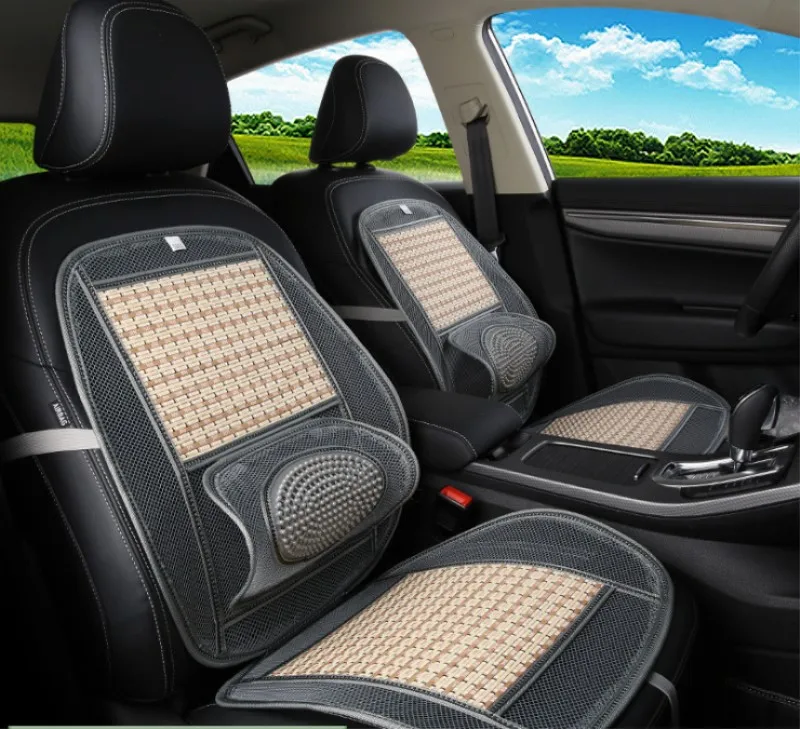 2018 New Car Seat Mat Auto Seat Cover Comfortable Back Massage Cool
