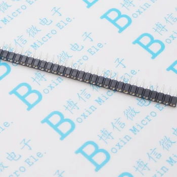 

1 * 40P Single Row Round Hole Holder 2.54MM 18B20 / Crystal Socket