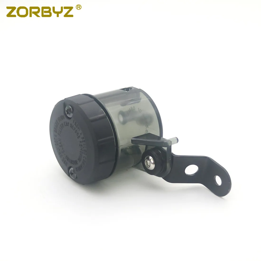 

ZORBYZ Black Front Brake Clutch Master Cylinder Fluid Reservoir Oil Tank Cap With Bracket For Suzuki Honda Ducati Universal