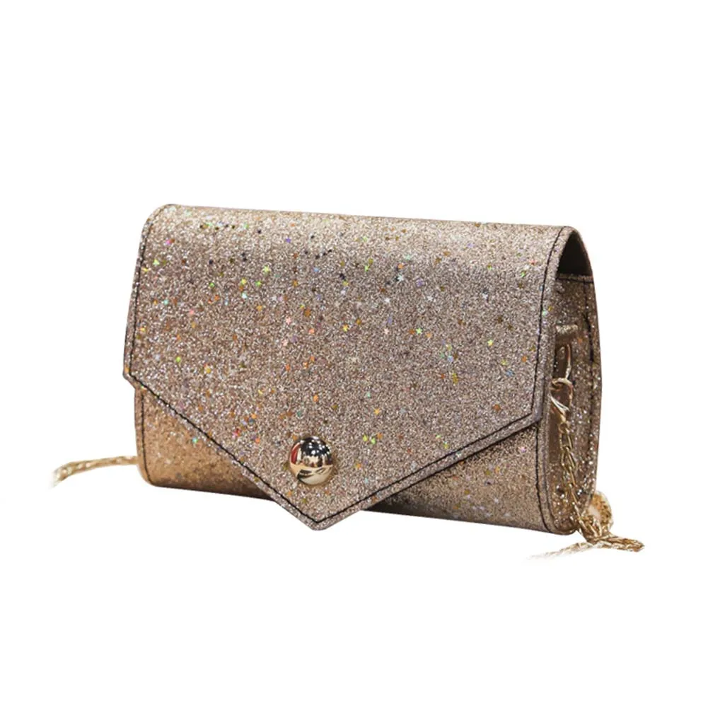 glitter shoulder bag