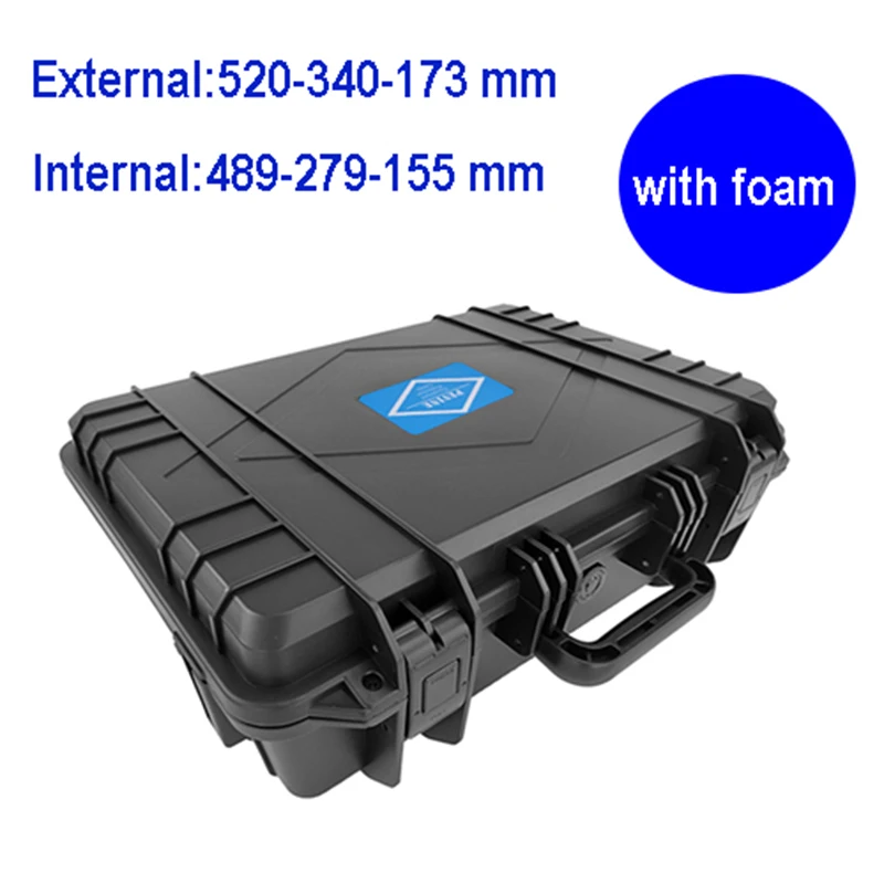 ABS Plastic Sealed Waterproof Tool Box Safety Equipment Toolbox Suitcase Impact Resistant Tool Case Shockproof with Foam