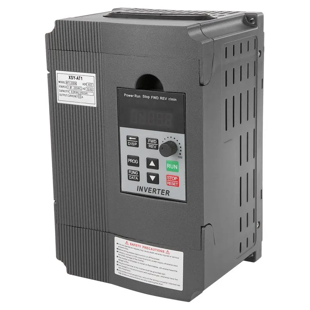 2.2KW 220V однофазный универсальный привод с переменной частотой VFD преобразователь