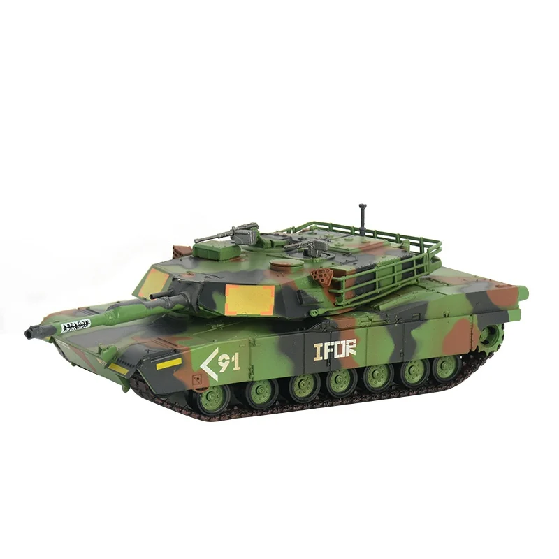 

pre-built 1/72 scale M1 Abrams M1A1 American battle tank hobby collectible finished plastic model