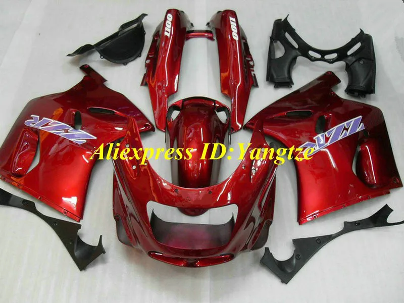 Комплект обтекателей для мотоцикла KAWASAKI Ninja ZZR11001993 2001 2003 ZX-11 ZZR1100D 93 01 02 03 комплект