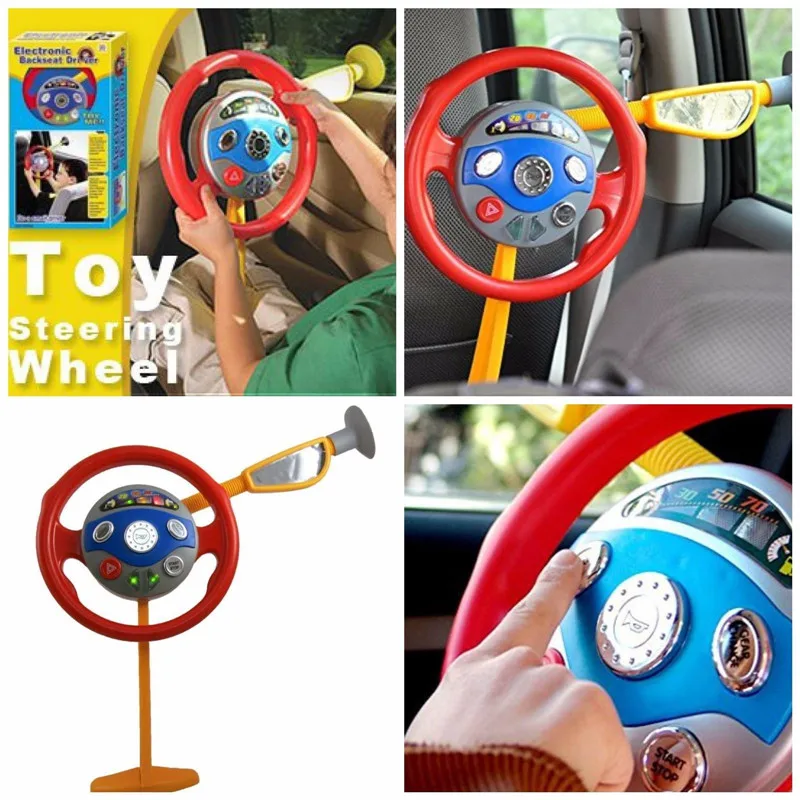 pretend steering wheel for car seat