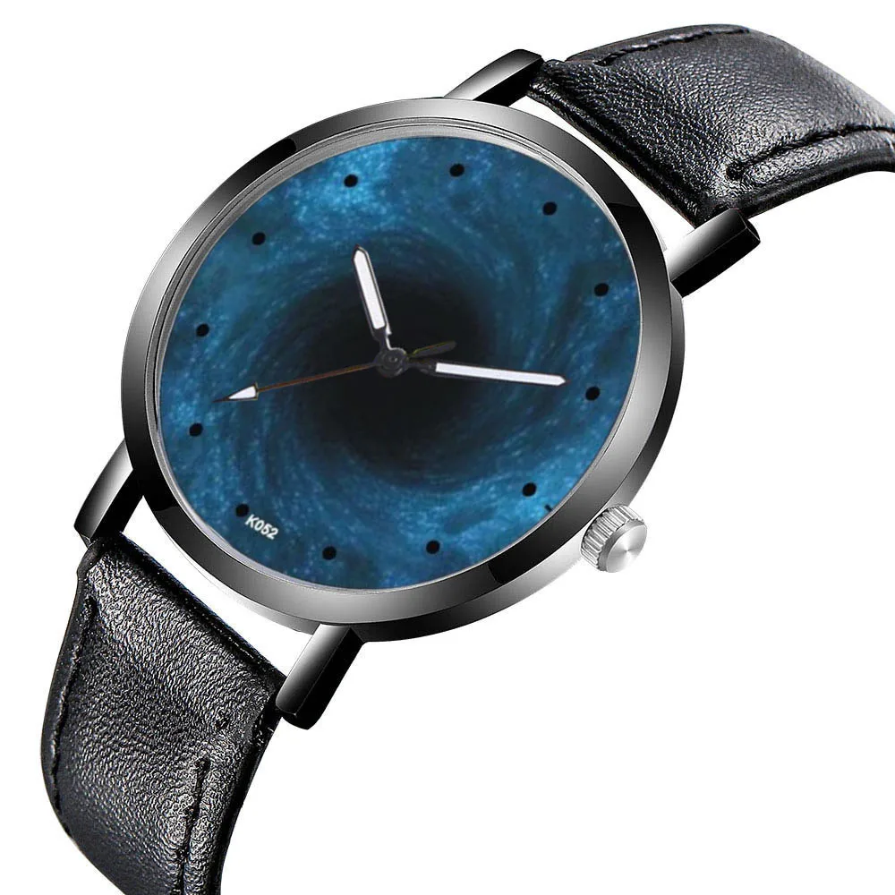 Zhoulianfa Роскошные брендовые кварцевые наручные часы простые мужские часы с синим крученым циферблатом кожаный ремешок аналоговые часы maschi B50