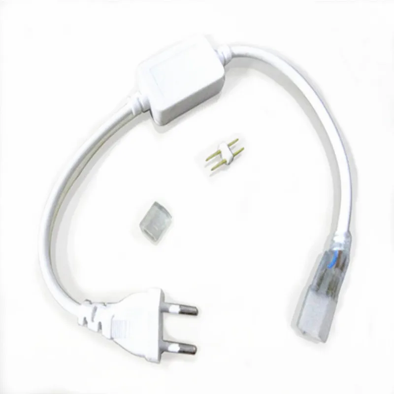 SMD 5050 AC 220V Гибкая светодиодная лента 1 м/2 м/3 м/4 м/5 м/6 м/7 м/8 м/9 м/10 м/15 m/20 M + Вилка