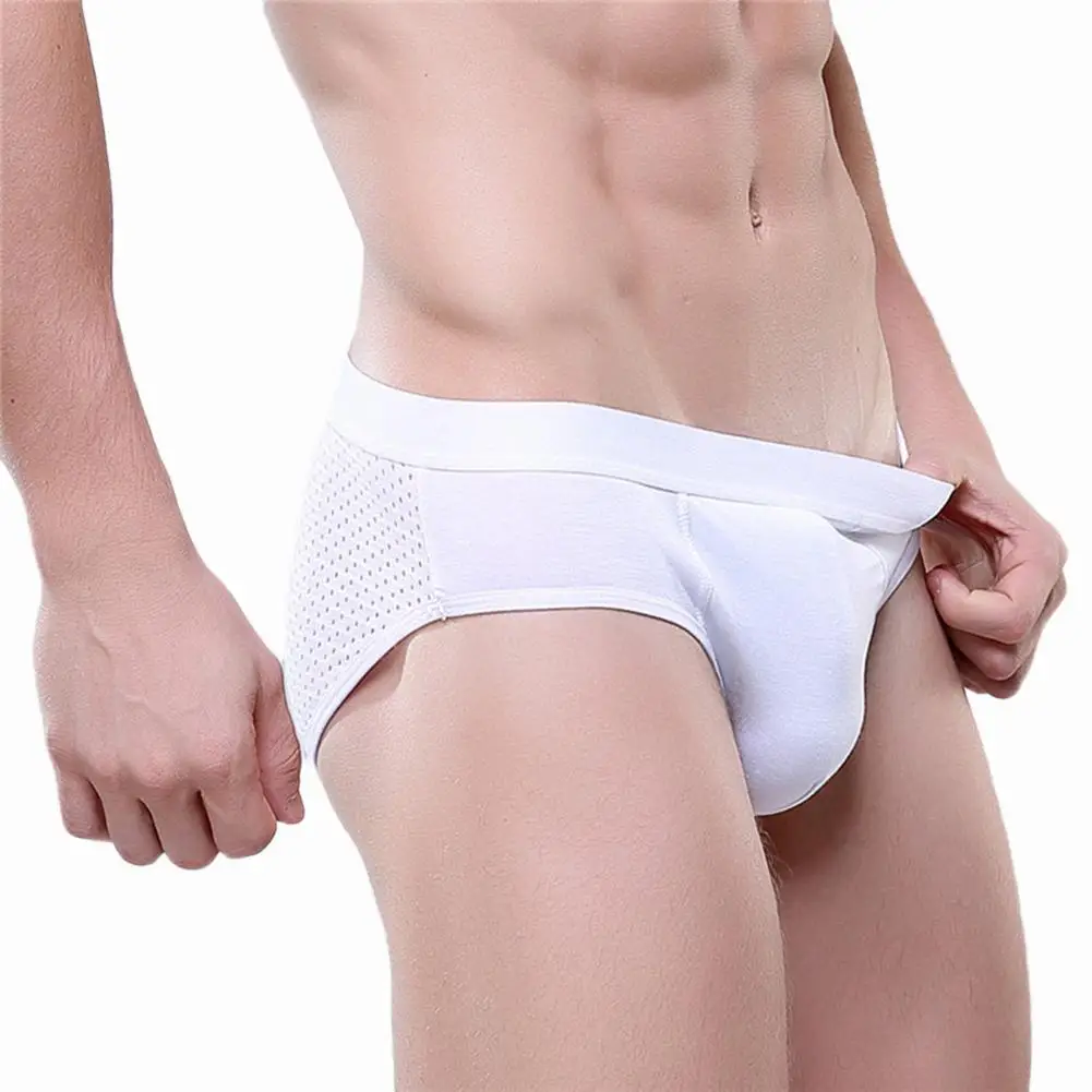 Buy Men S Ice Silk Brief Soft Super Ultra Breathable Big Size Xxxl Soft