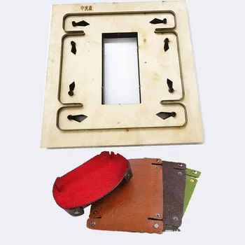 

Japan Steel Blade Wooden dies DIY leather craft tray Leather plate die cut knife mould Sewing Accessories 3 sizes for choose