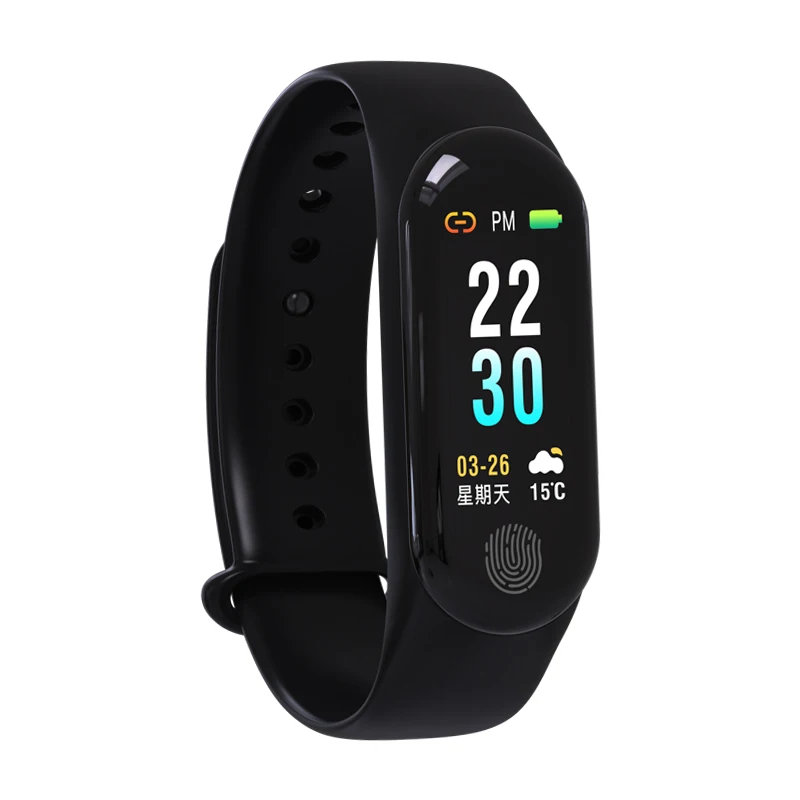 

RAVI M3Plus Smart Watch Fitness Bracelet Sport Tracker Heart Rate Blood Pressure Monitor Smartwatch IP67 Connect Android Iphone
