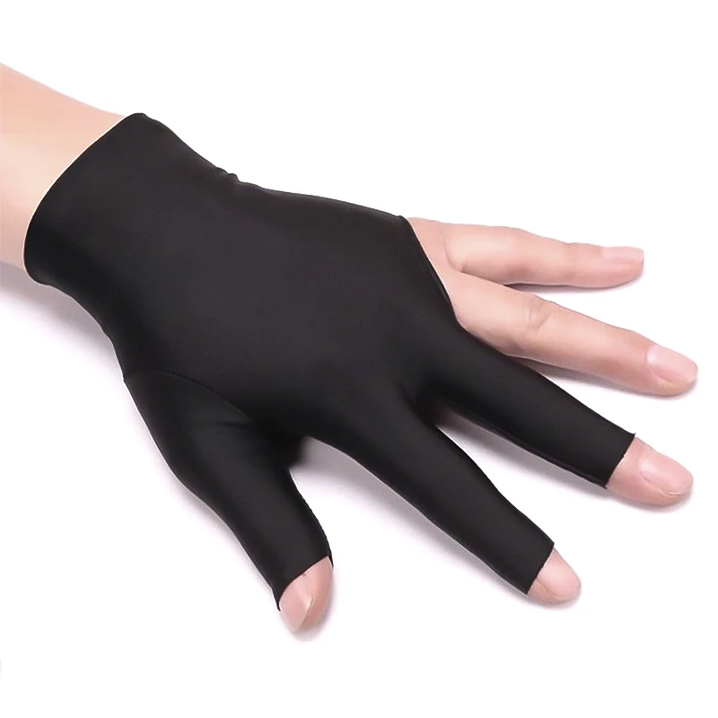 Бильярдные шутеры 3 пальца перчатки бильярдные перчатки спандекс дышащие снукер перчатки высококачественные аксессуары для бильярда