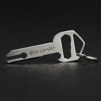 

5Pcs Trinity Stainless Key EDC Tool Hex Wrenche Outdoor Multifunctional Bottle Opener Cutter Key Camping Equipment A2054YPC