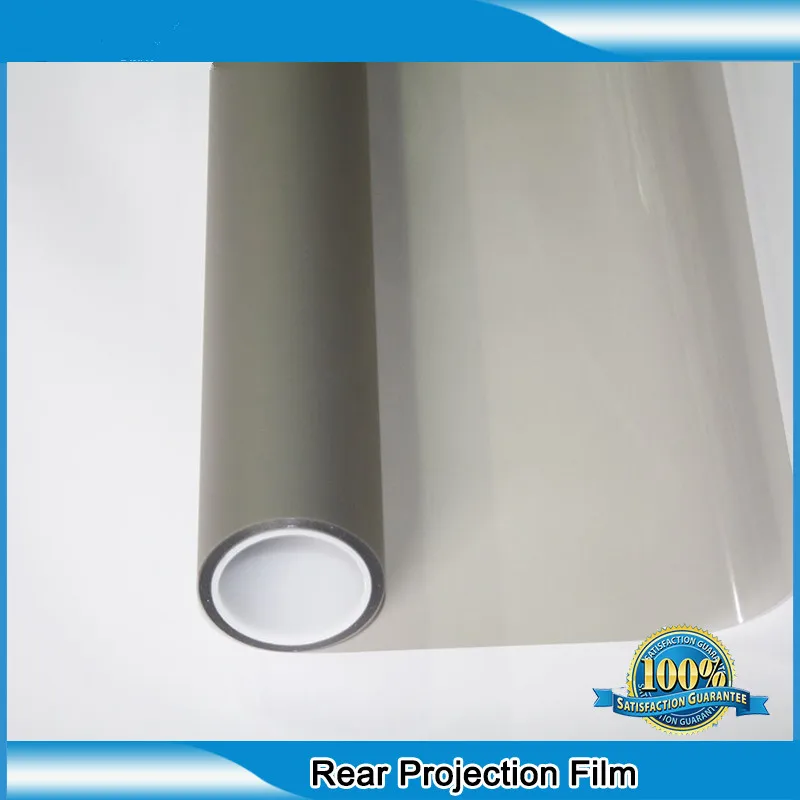 

Light Grey Self Adhesive Holographic Rear Projection Screen Material Window Film 1.52m x 1m