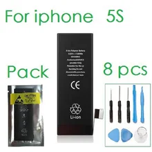 Антирр литий-ионный полимерный аккумулятор для Apple iPhone 5S стандартная емкость 1560 мАч с бесплатными машинными инструментами