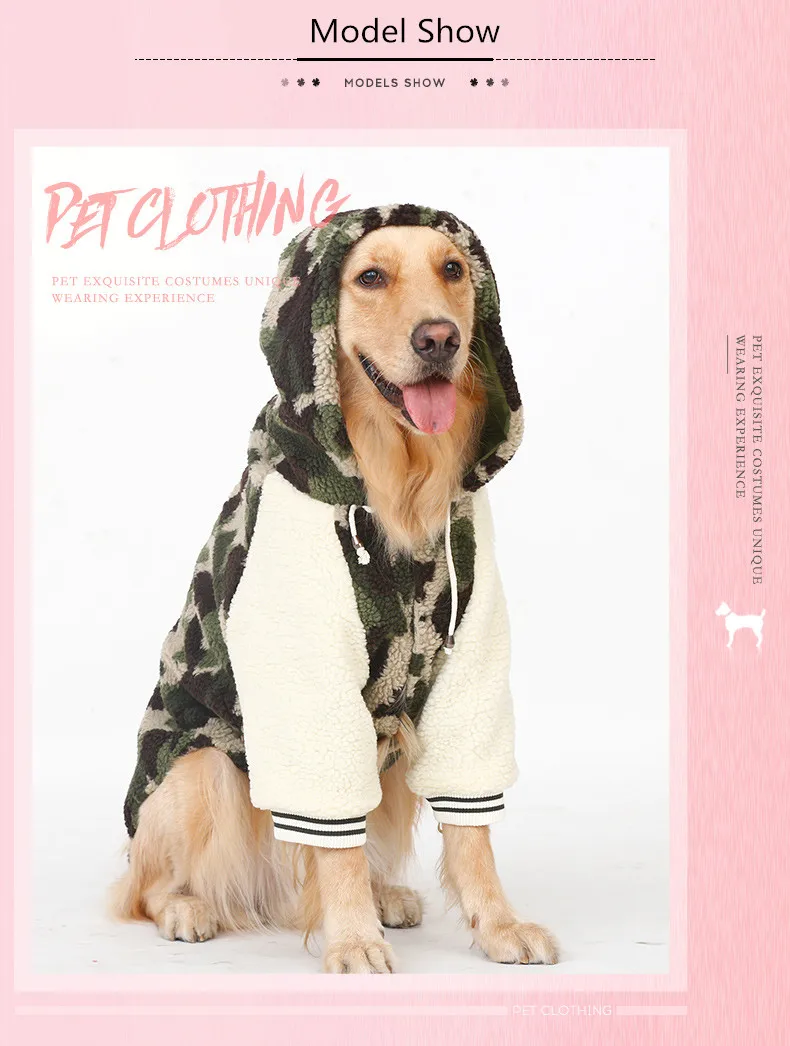 HOOPET собака с капюшоном теплая мягкая одежда для собак для маленьких больших собак продукт для домашних животных самоед