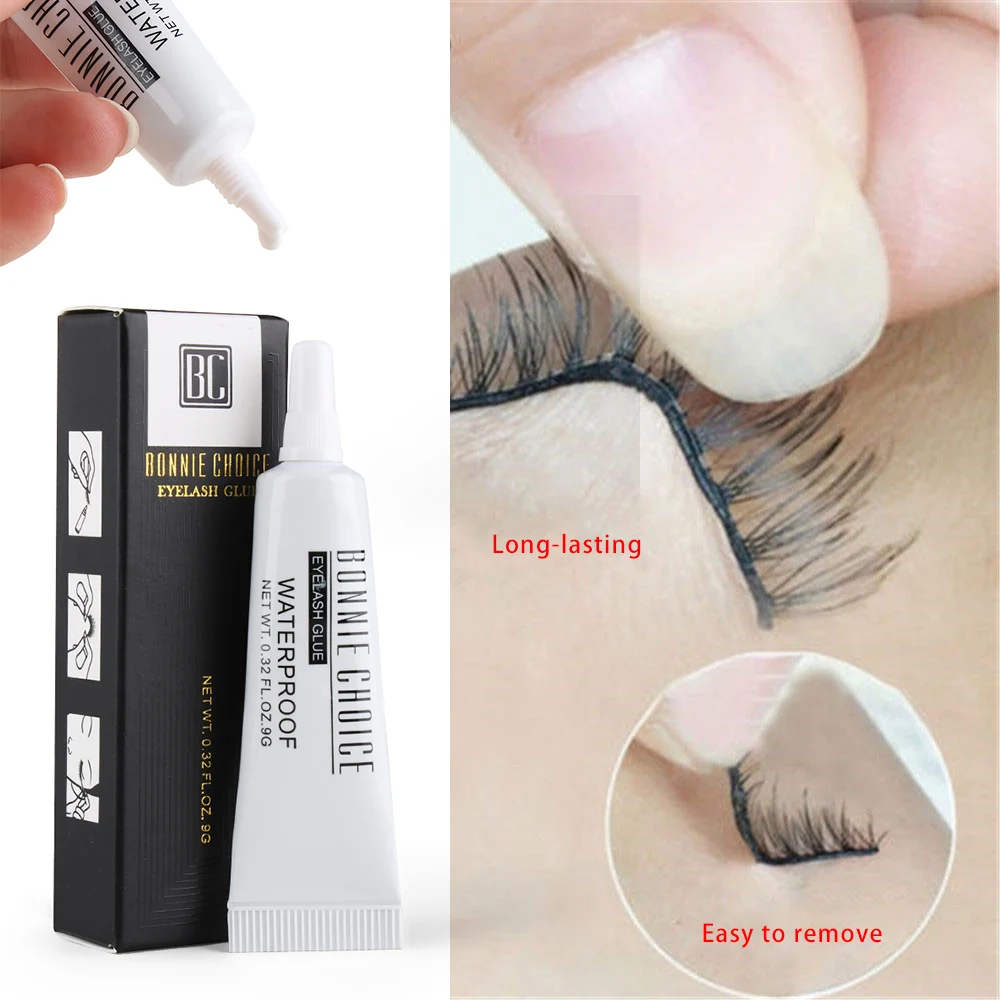 10g Eyelash Glue Clear Lashes Mink Adhesive Glitter Glue Waterproof