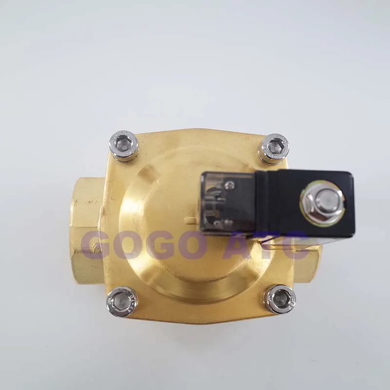GPX-50 2 way пилот диафрагмы латунь 24 v, работающего на постоянном токе 12 В в 220v пневматический клапан нормально закрытый электрический 2-дюймовый водой электромагнитный клапан 50 мм PX-50 бутадиен-нитрильный каучук